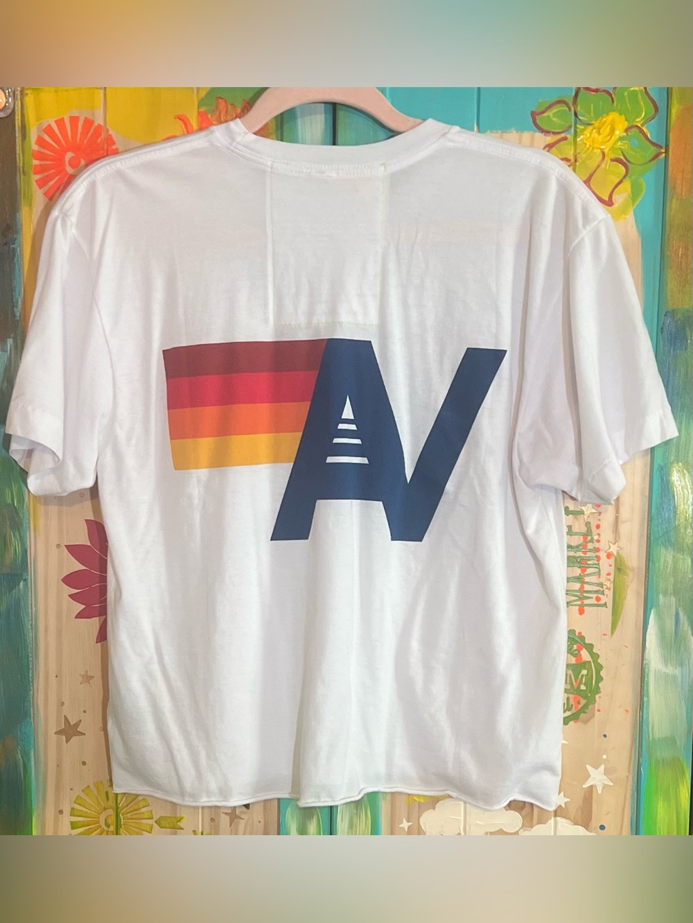 Aviator Nation White “Hamptons Palm Tree Music Festival” Tee🌴 🏝️ - Picture 3 of 4